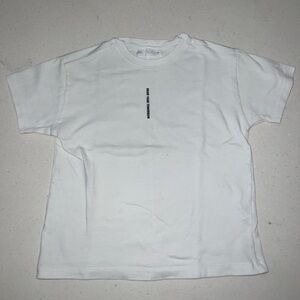 Zara Kids White Short Sleeve Tee - Draw Your Tomorrow